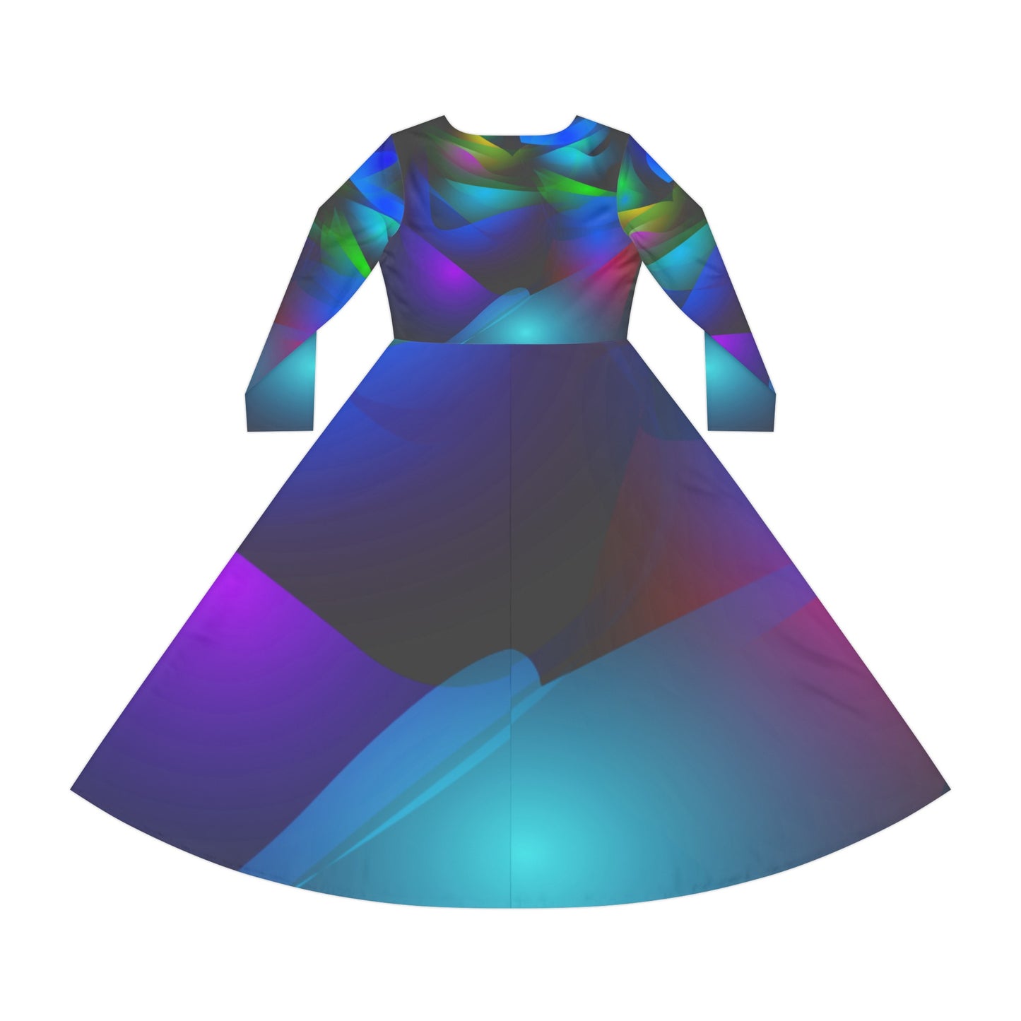 Women's Long Sleeve Dance Dress (AOP)