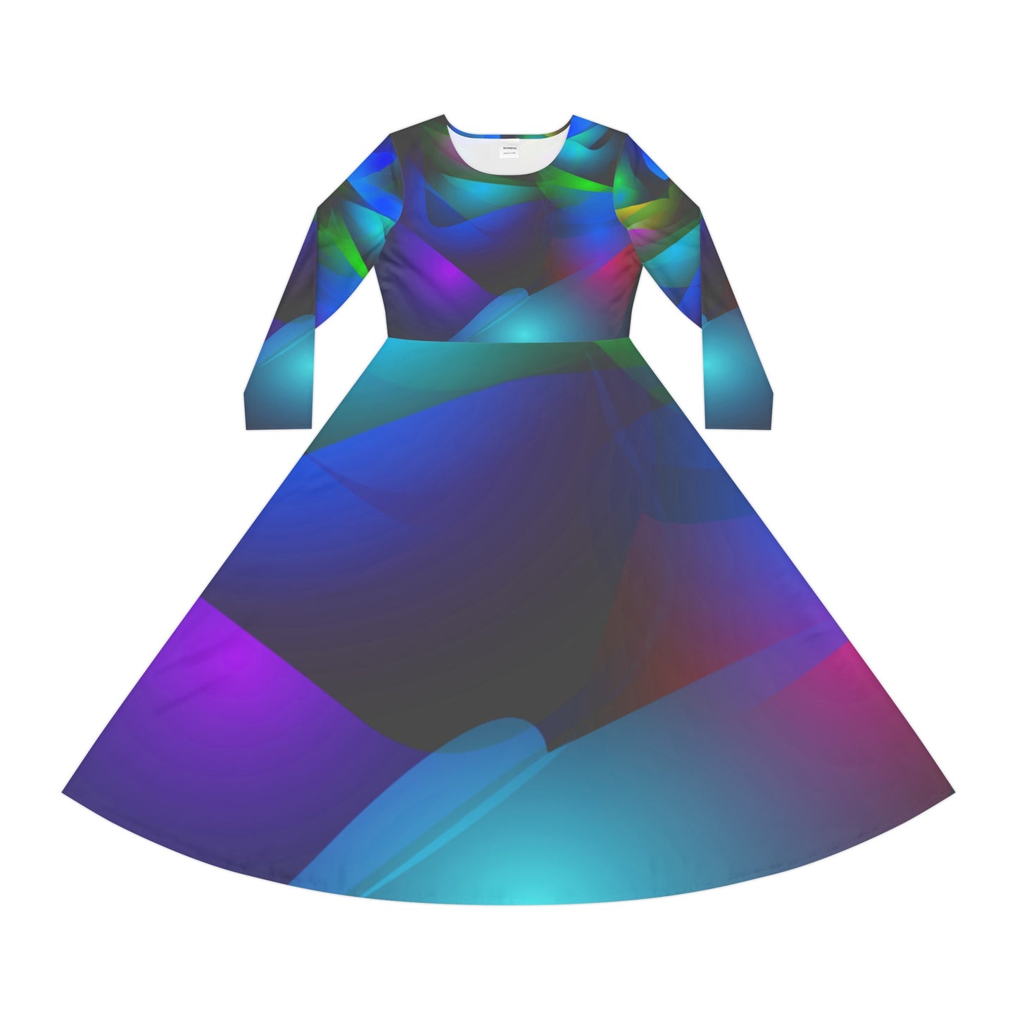 Women's Long Sleeve Dance Dress (AOP)