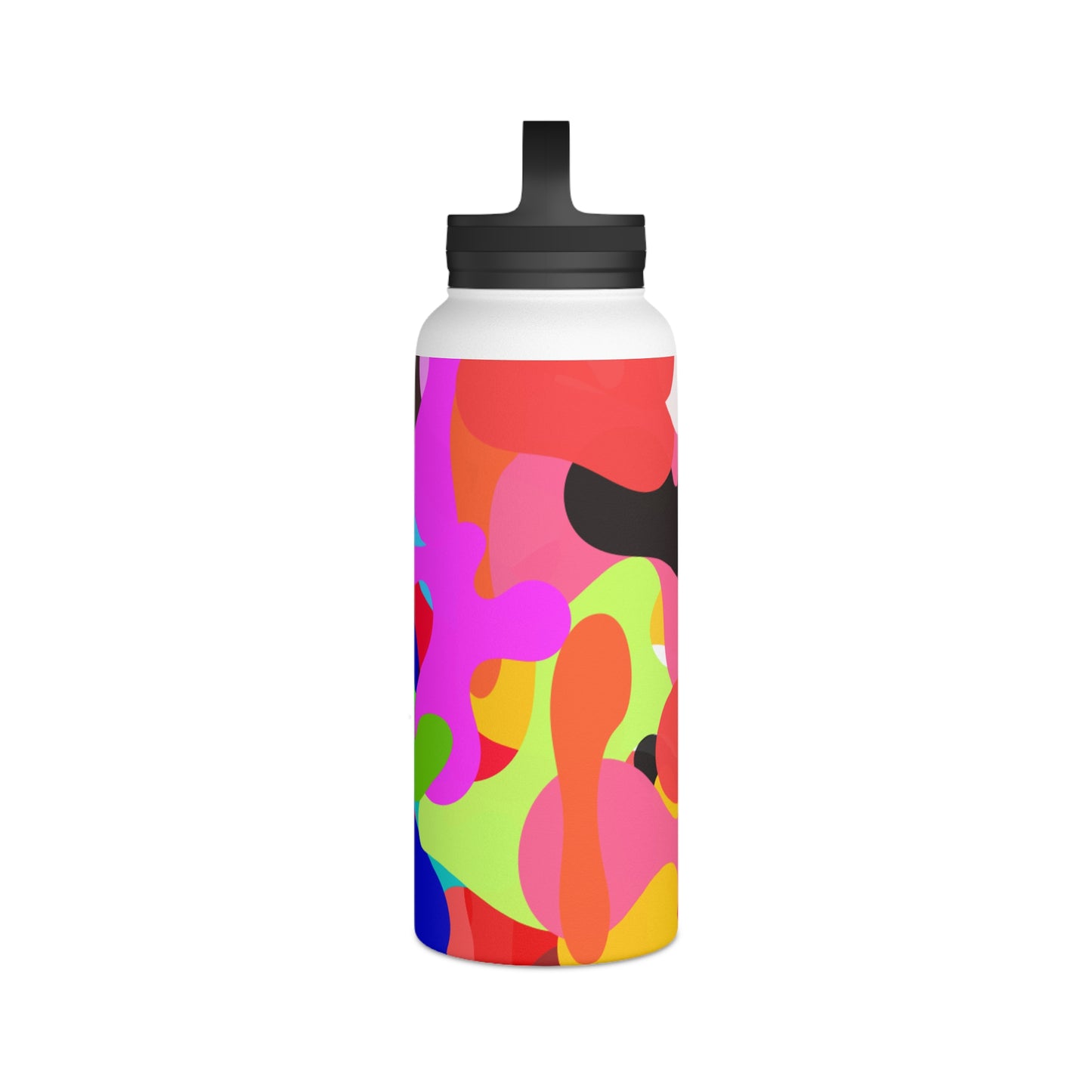 Stainless Steel Water Bottle, Handle Lid