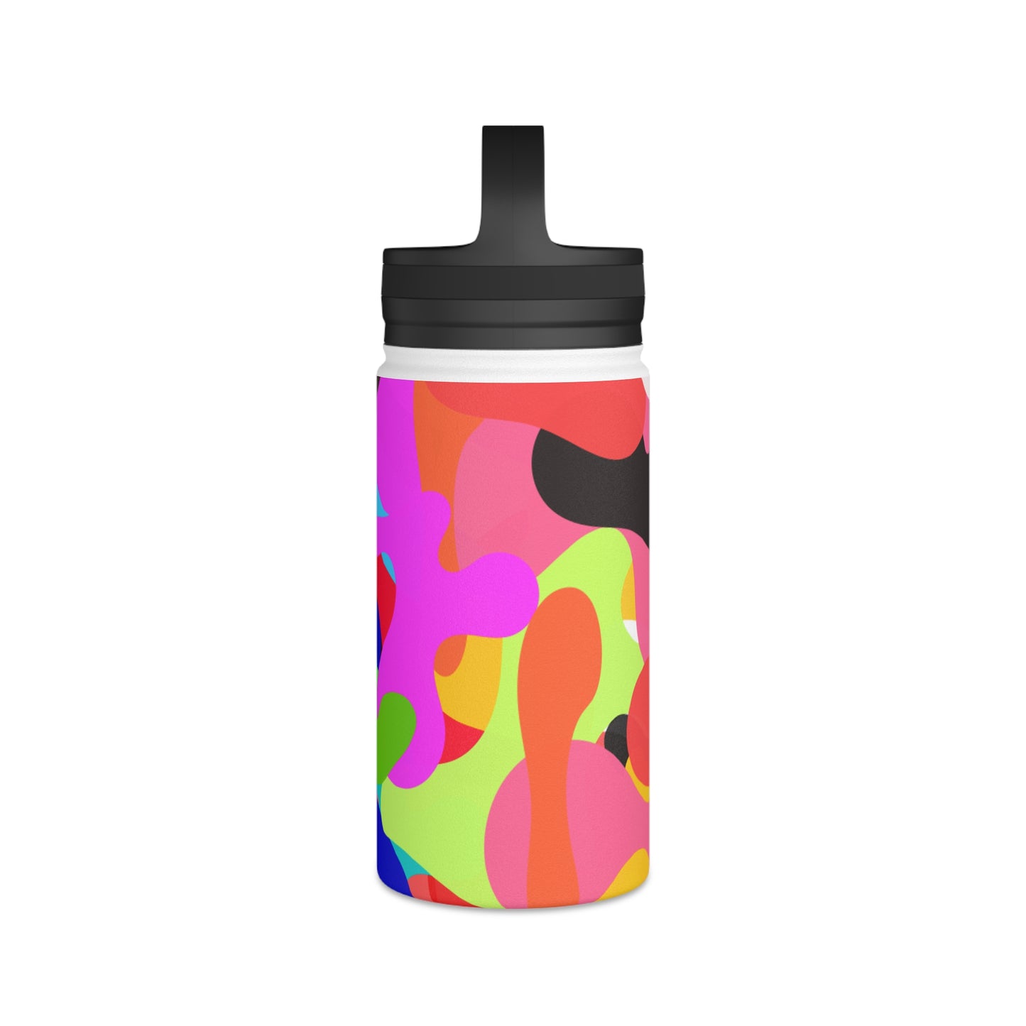 Stainless Steel Water Bottle, Handle Lid