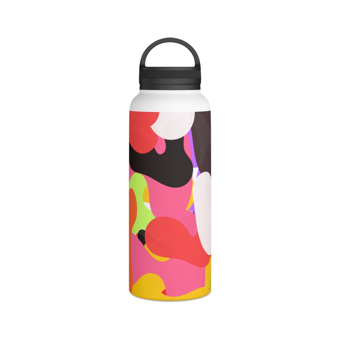 Stainless Steel Water Bottle, Handle Lid