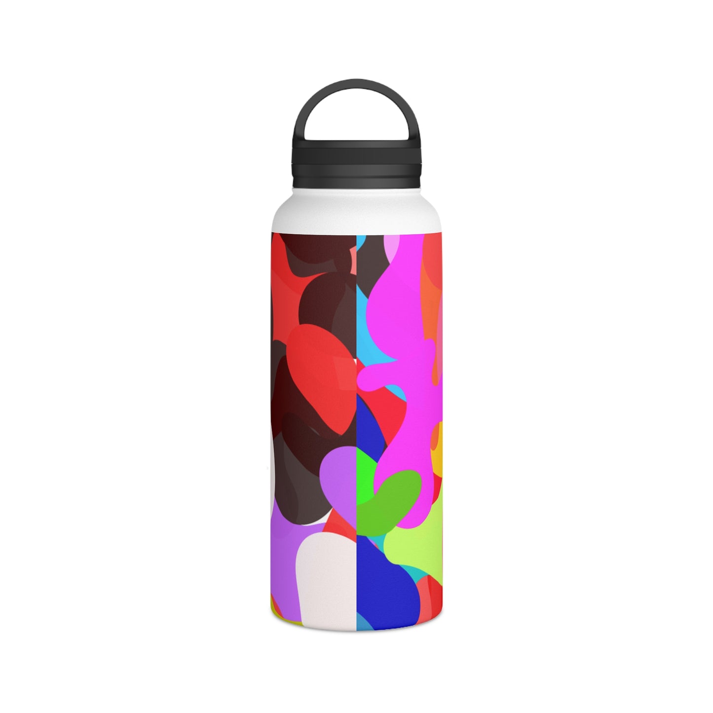 Stainless Steel Water Bottle, Handle Lid