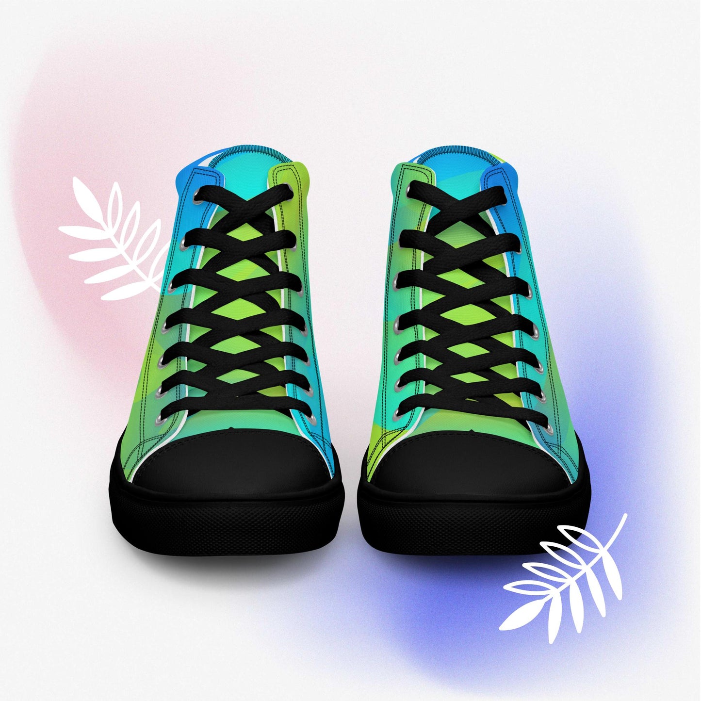 Men’s high top canvas shoes