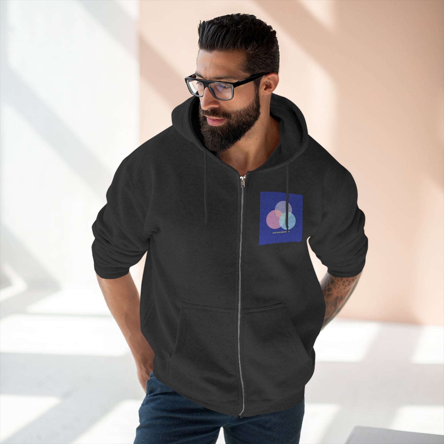 Effortless Style for Everyone: Unisex Zip Hoodie