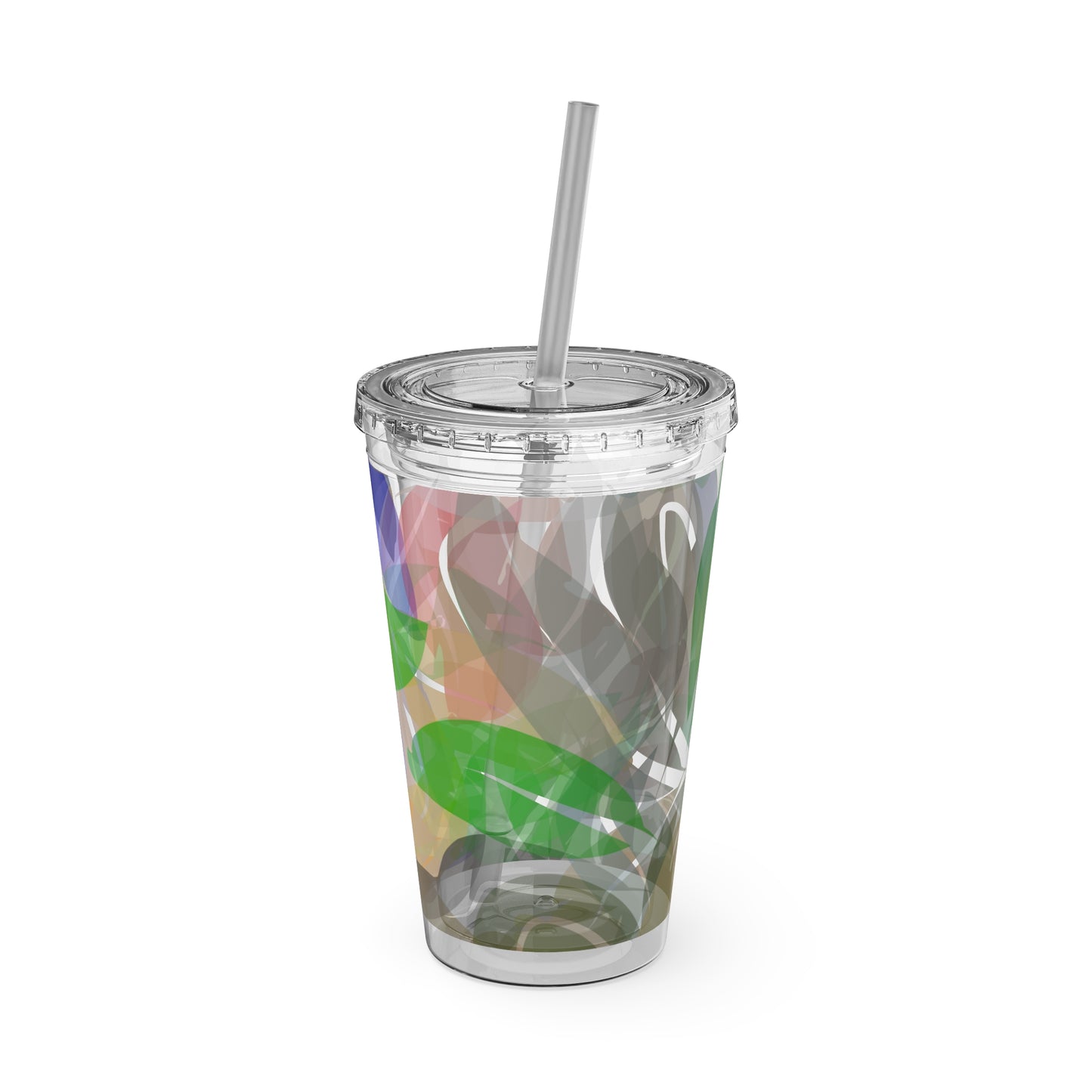 Sunsplash Tumbler with Straw, 16oz