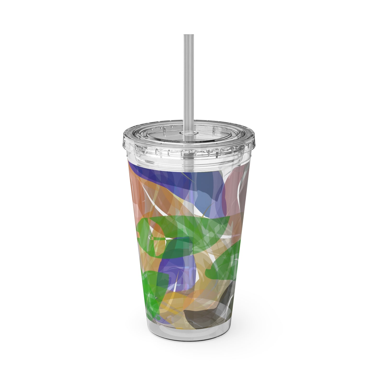 Sunsplash Tumbler with Straw, 16oz