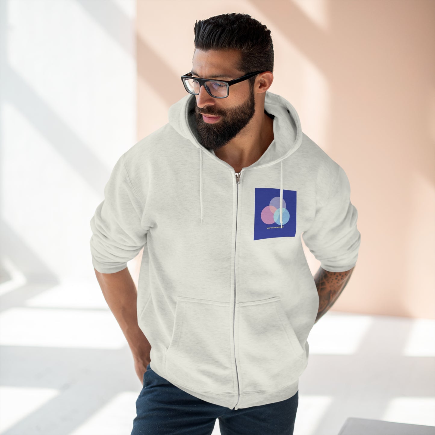 Effortless Style for Everyone: Unisex Zip Hoodie